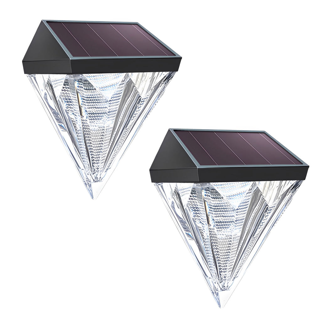 PrismLux | Geometrische Solar-Wandleuchte