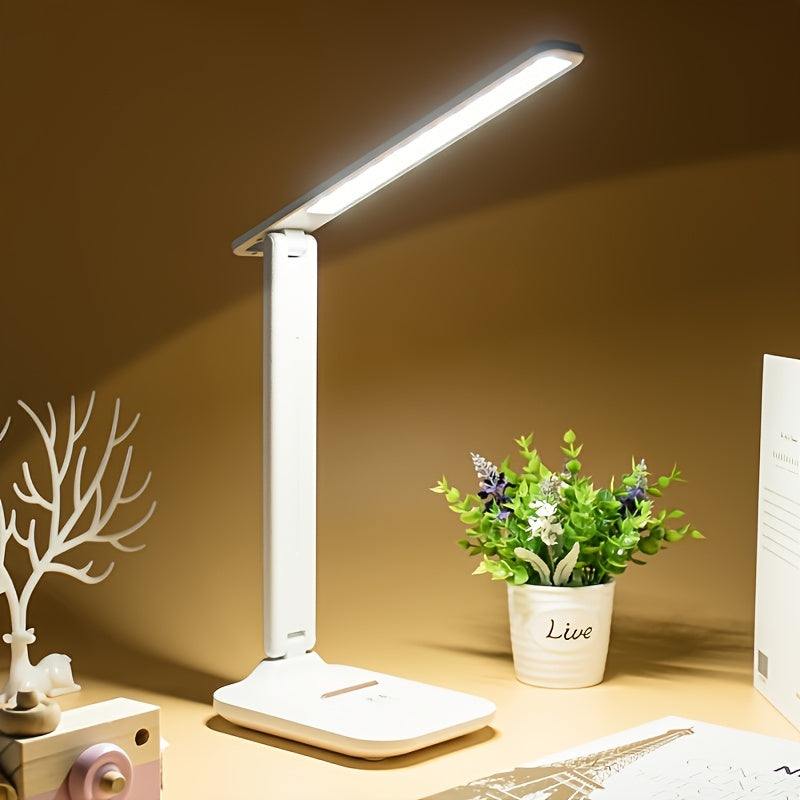 LumaFlex | Dimmbare LED-Schreibtischlampe mit USB-Anschluss