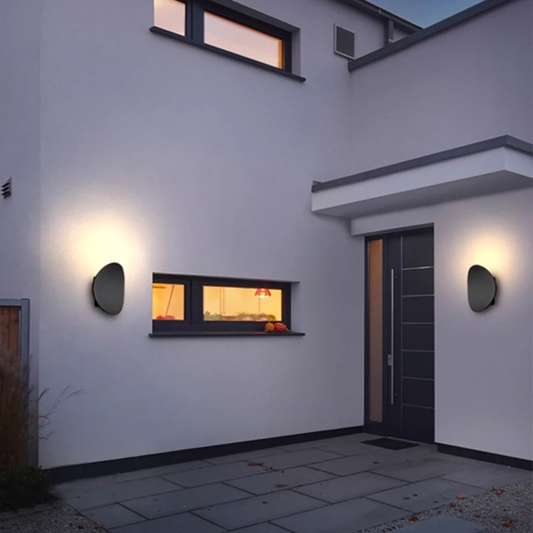 AluDisc | Minimalistische LED-Wandleuchte aus Aluminium