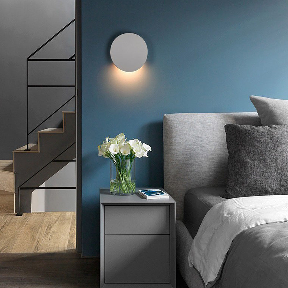 AluDisc | Minimalistische LED-Wandleuchte aus Aluminium