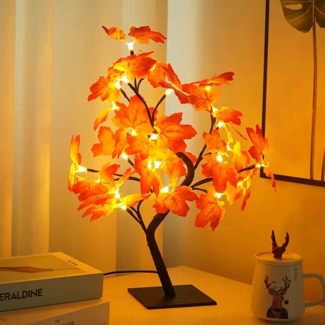 EnchantedGlow | Zauberhafte LED-Baumlampe mit Blütenzweigen