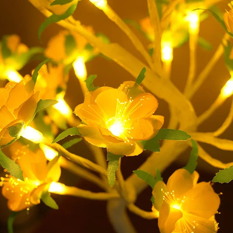 EnchantedGlow | Zauberhafte LED-Baumlampe mit Blütenzweigen