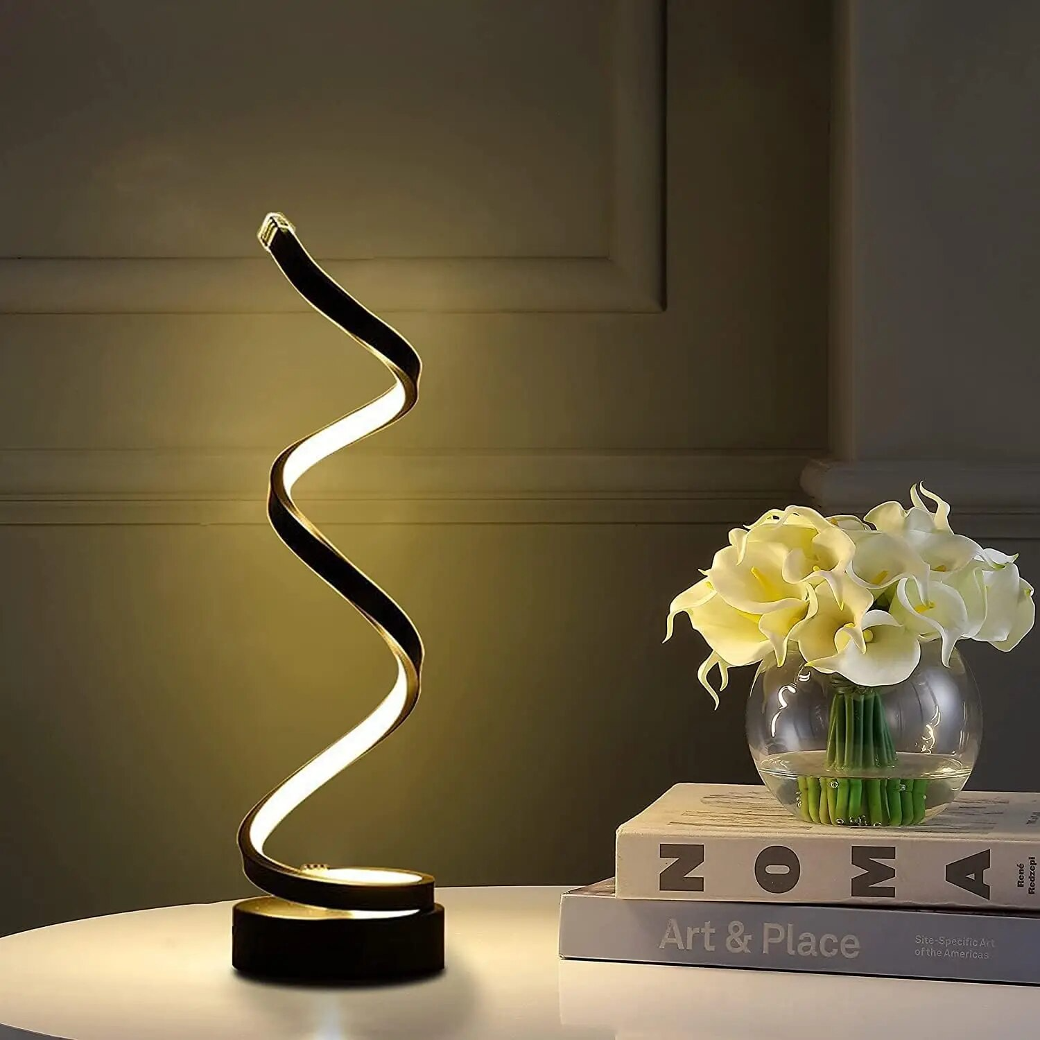 SwirlLume | Atmosphärische LED-Tischleuchte