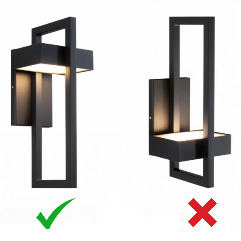 NoctaEdge | LED Wandleuchte aus Edelstahl für Garten & Fassade