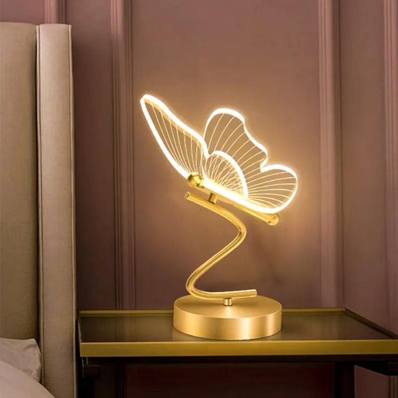 ButterflyLux | Elegante LED-Tischleuchte im Schmetterlingsdesign