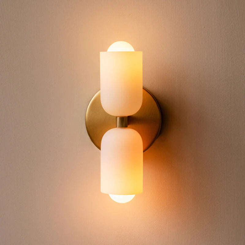 ObsidianLux | Schlanke LED-Wandleuchte mit schwarzem Glas