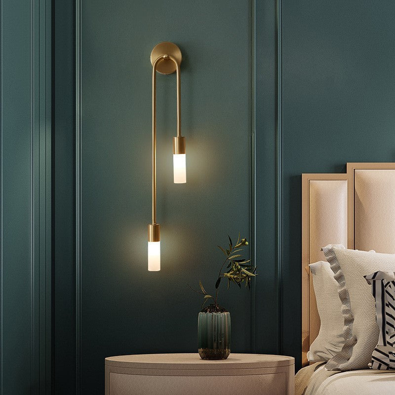 DovaVerve | Goldene LED-Wandleuchte mit Doppellicht