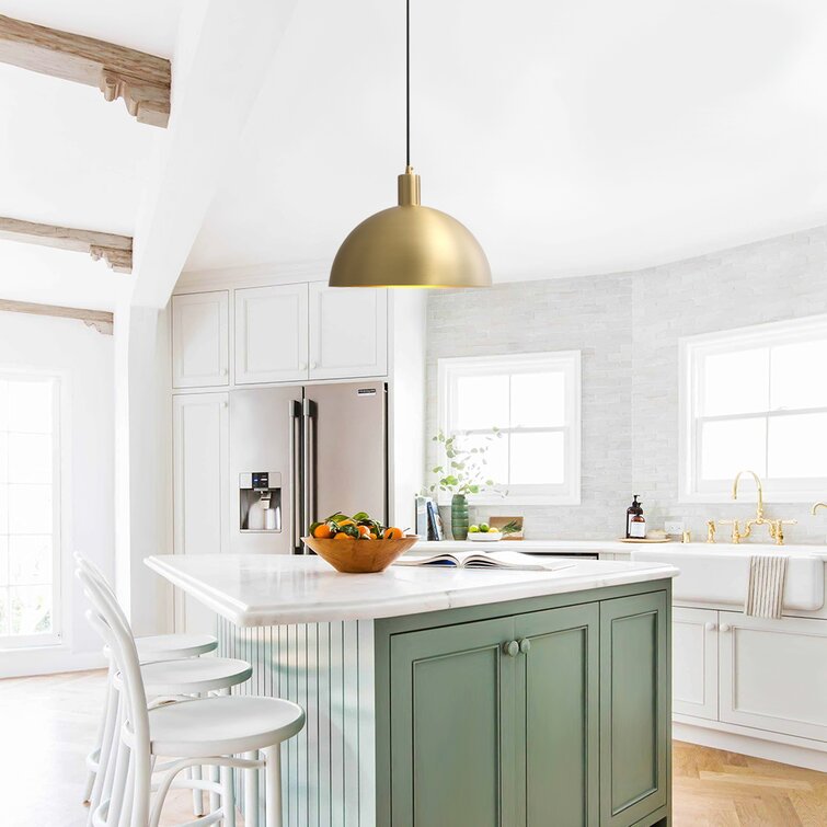 AureaDome | Messing-Pendelleuchte im Mid-Century-Stil