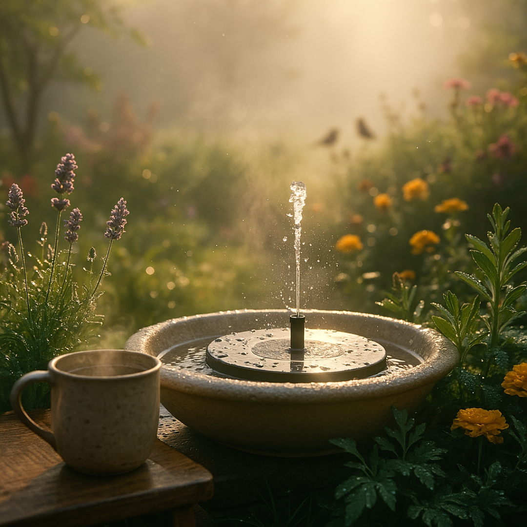 Aquio | Solar Gartenbrunnen