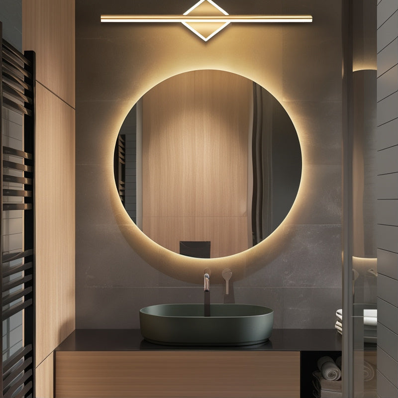 GleamNova | Elegante LED-Wandleuchte in Schwarz-Gold