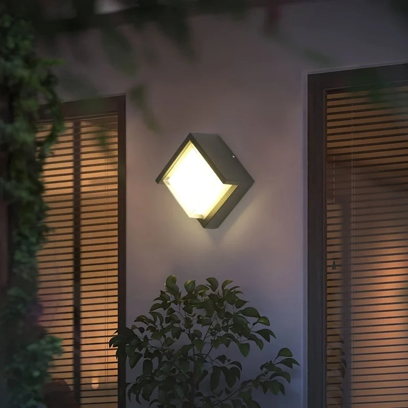 HeatGlow | Beheizte LED-Wandleuchte für den Außenbereich