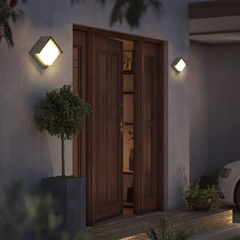 HeatGlow | Beheizte LED-Wandleuchte für den Außenbereich