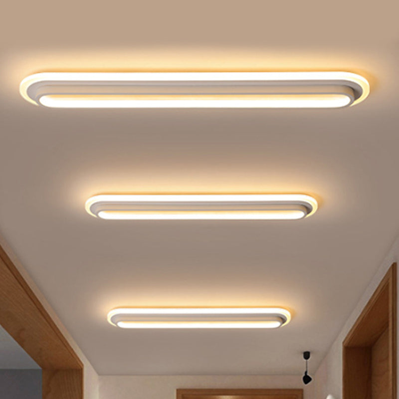 OvalGlow | Ovale LED-Deckenleuchte mit einstellbarer Farbtemperatur