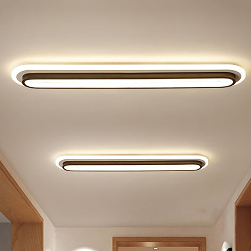 OvalGlow | Ovale LED-Deckenleuchte mit einstellbarer Farbtemperatur