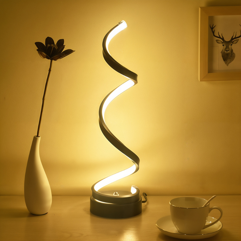 SwirlLume | Atmosphärische LED-Tischleuchte