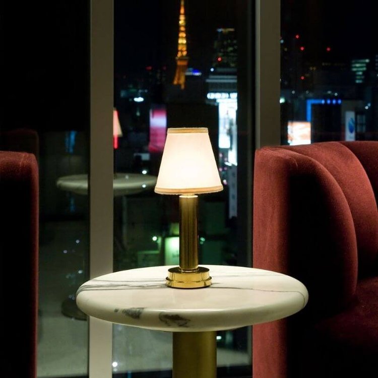 CozyGlow | Kabellose LED-Tischlampe aus Stoff