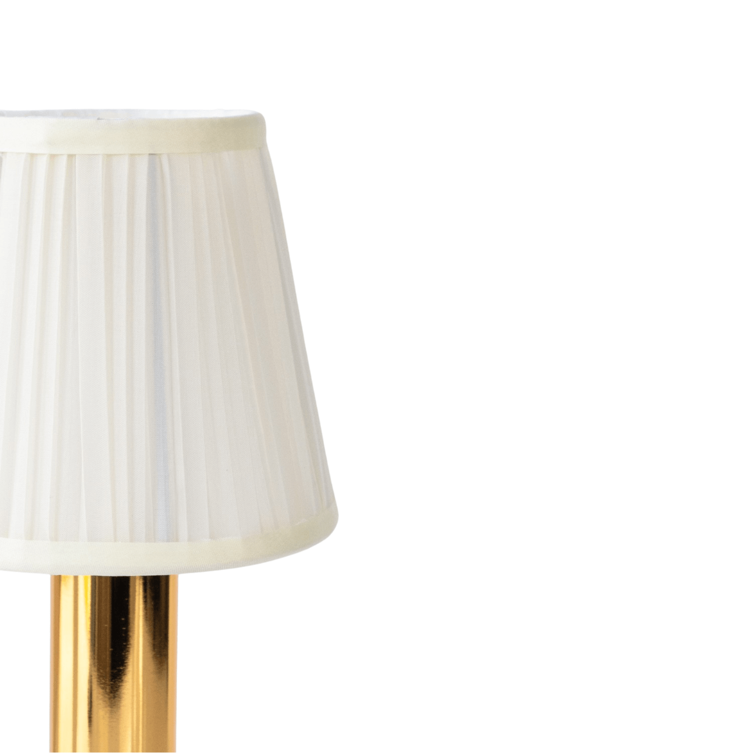 VelloGlow | Kabellose LED-Tischlampe mit Stoffschirm
