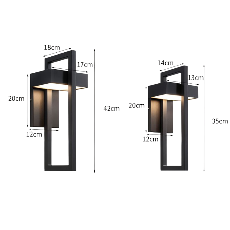 NoctaEdge | LED Wandleuchte aus Edelstahl für Garten & Fassade