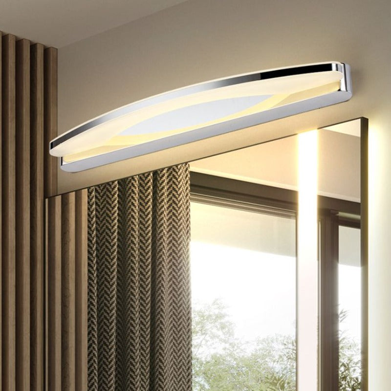 Ovanti | Ovale LED-Wandleuchte in Chrom