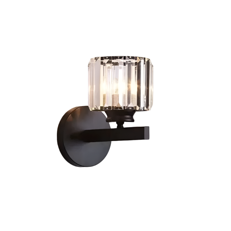 CrystalGlanz | LED-Wandleuchte mit Kristallakzent