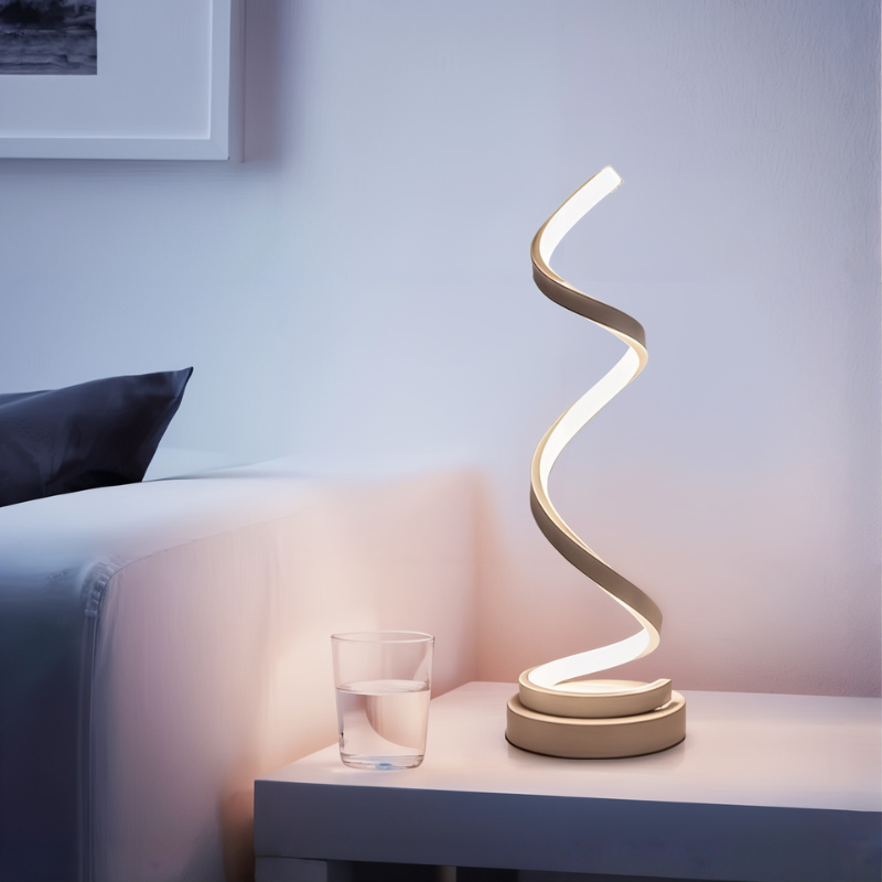 SwirlLume | Atmosphärische LED-Tischleuchte