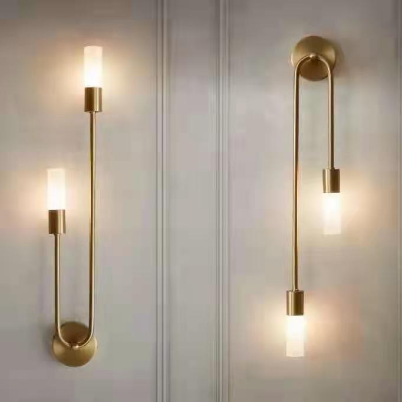 DovaVerve | Goldene LED-Wandleuchte mit Doppellicht