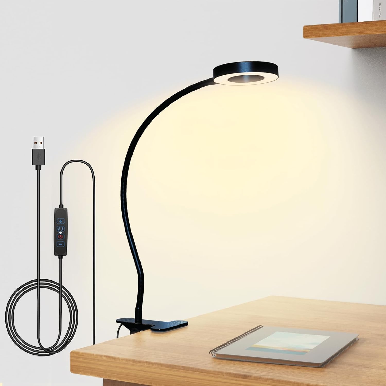 LumiClip | LED-Leseleuchte zum Anstecken mit 48 LEDs