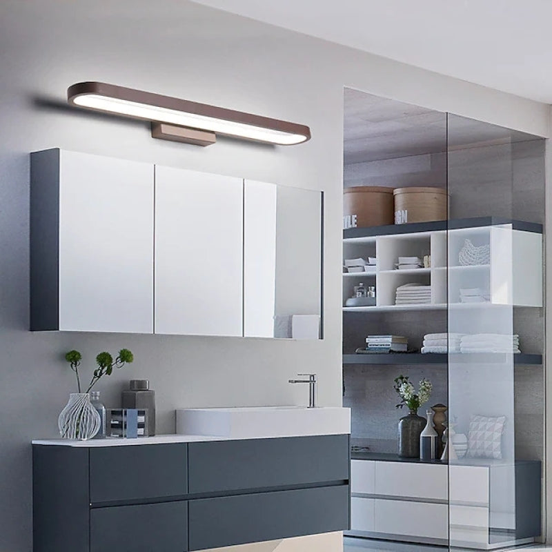 AurumLine | Goldene LED-Wandleuchte für Schlafzimmer & Bad