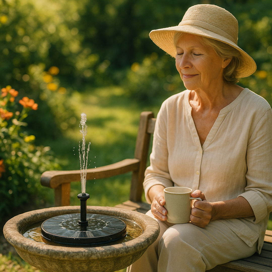 Aquio | Solar Gartenbrunnen