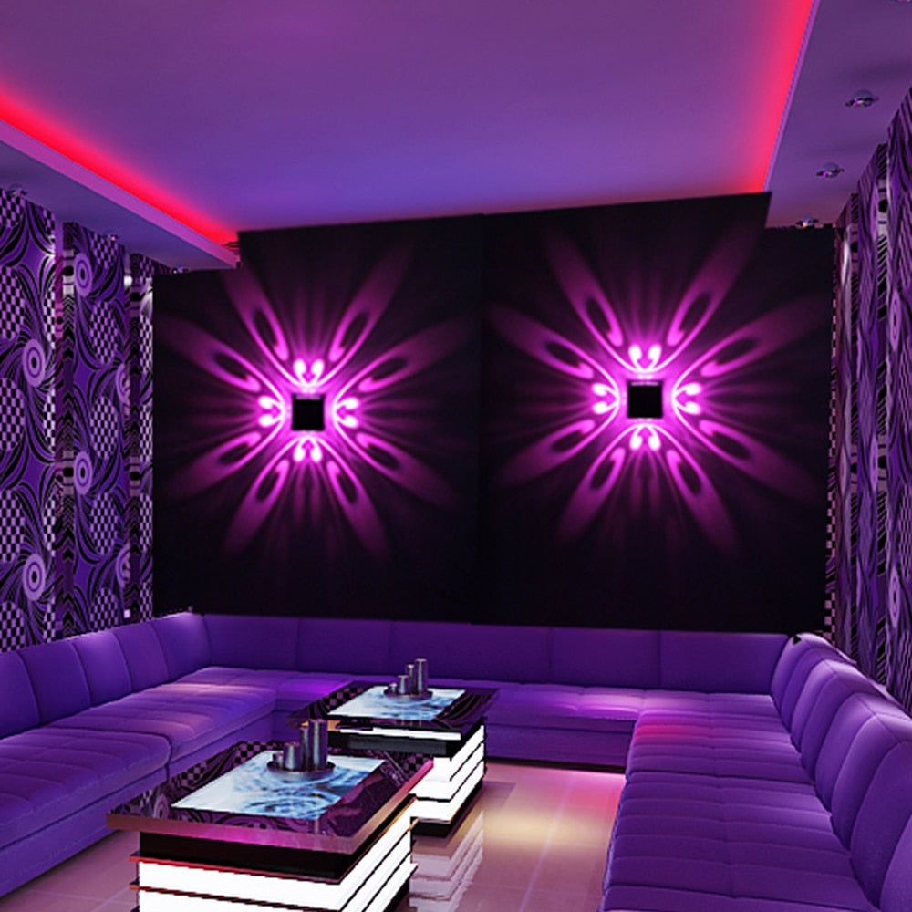 ColorBeam | LED-Wandleuchte mit bunten Lichtprojektionen
