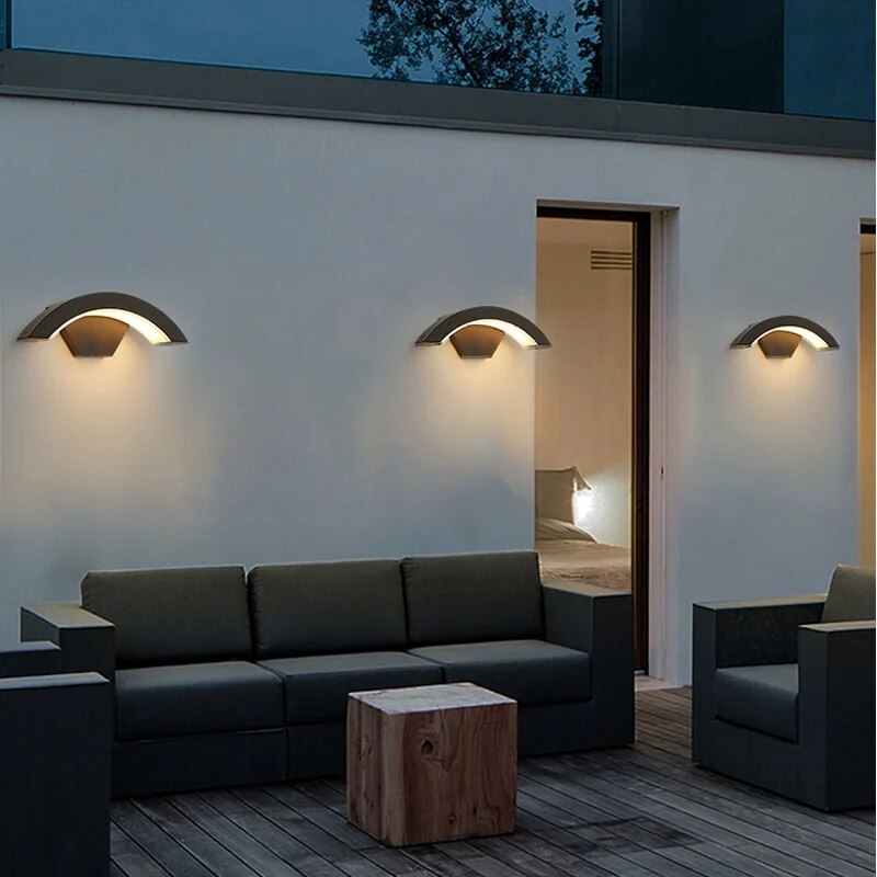 LiraDawn | Wasserdichte LED-Wandleuchte für Garten & Fassade