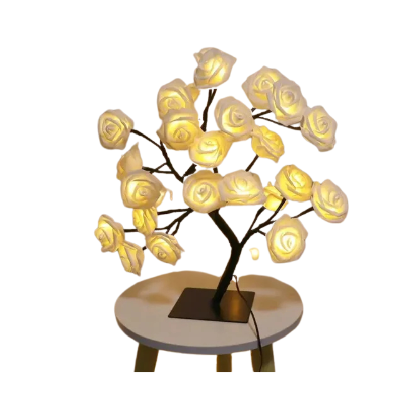 EnchantedGlow | Zauberhafte LED-Baumlampe mit Blütenzweigen