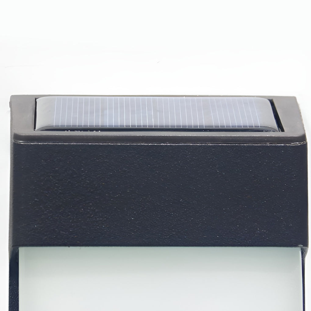SolarNoir | Solar Wandleuchte Duo mit warmweißem Licht
