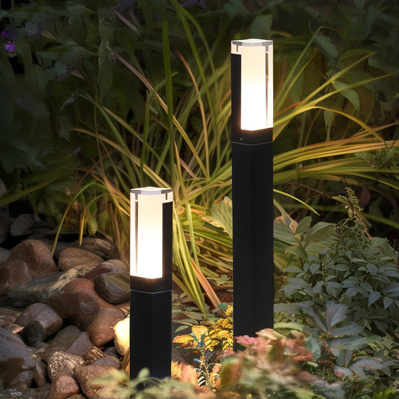 LumaSäule | LED-Pfeilerleuchte für Garten & Rasen
