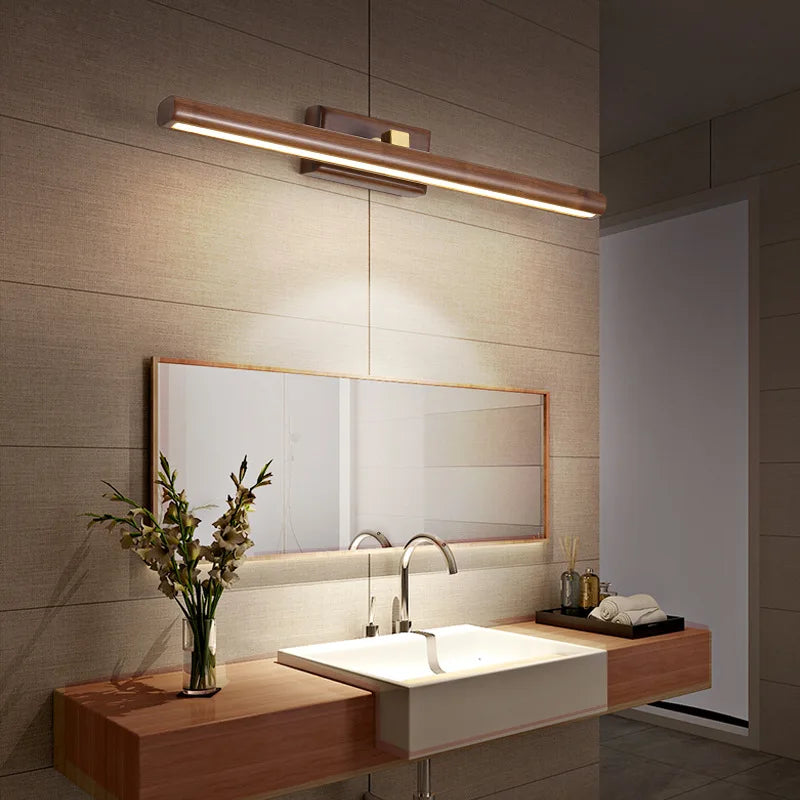Walnoir | Holz-Wandleuchte mit warmem LED-Licht