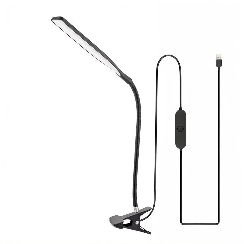 ClipLux | LED-Schreibtischlampe mit Schwanenhals und Klemme