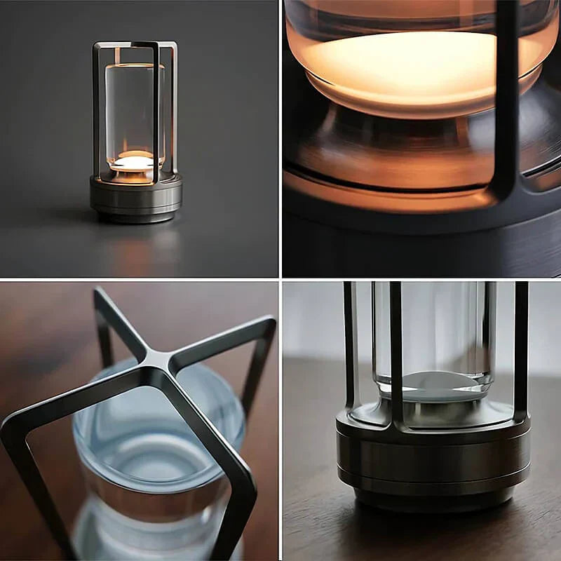 NordiCielo | Dimmbare Kristallglas-Tischlampe