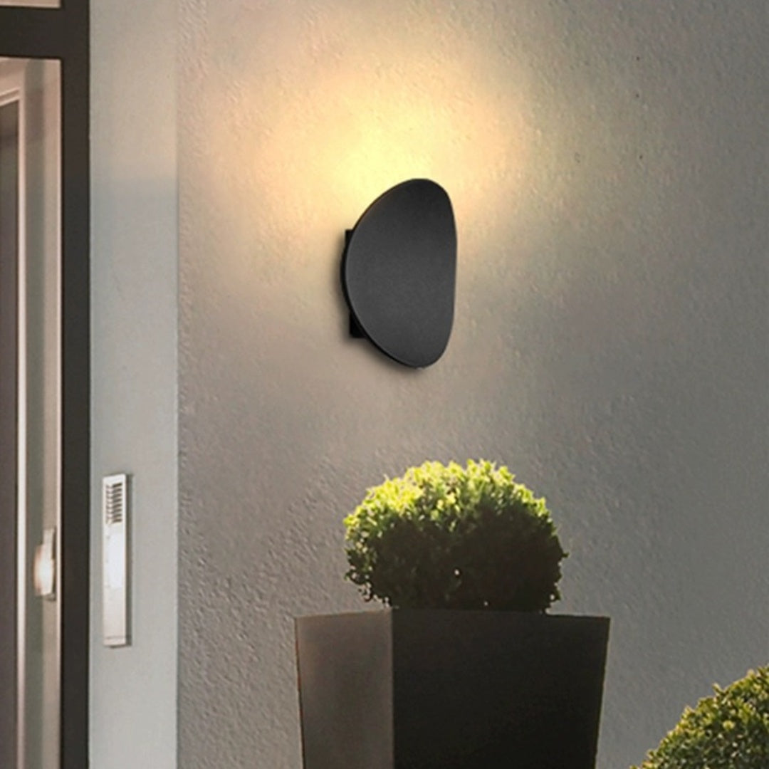 AluDisc | Minimalistische LED-Wandleuchte aus Aluminium