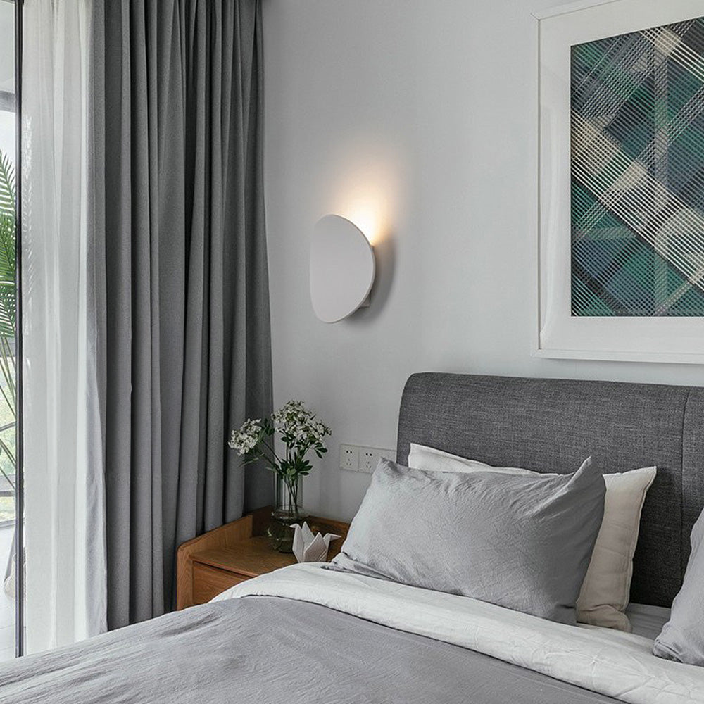 AluDisc | Minimalistische LED-Wandleuchte aus Aluminium