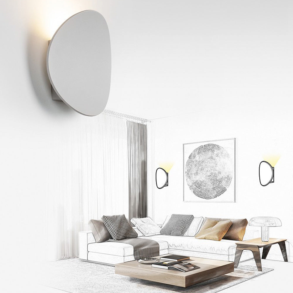 AluDisc | Minimalistische LED-Wandleuchte aus Aluminium
