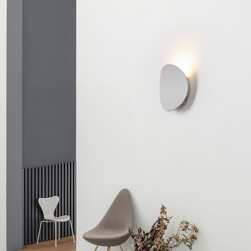 AluDisc | Minimalistische LED-Wandleuchte aus Aluminium