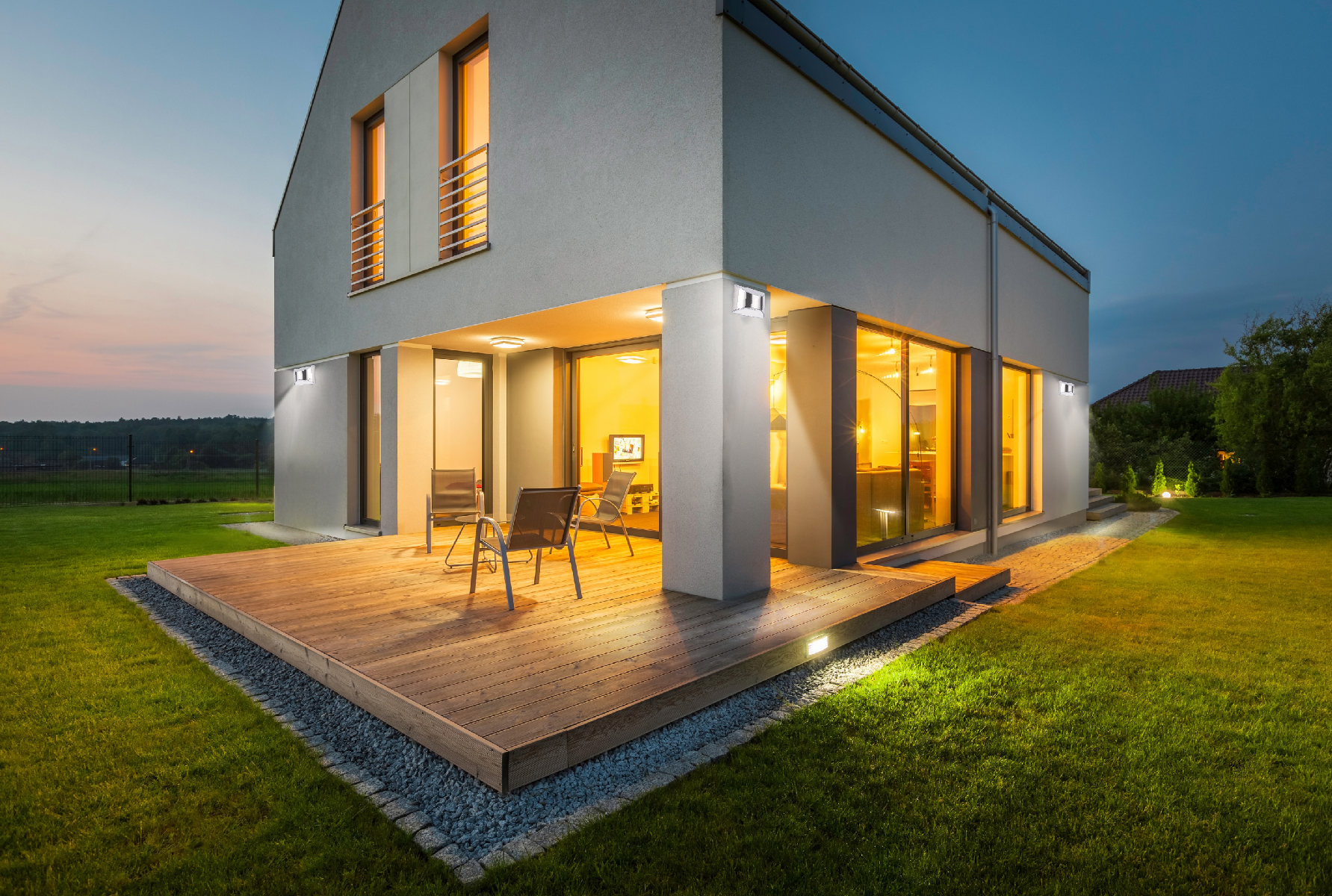 NovaSol | Solar-Wandleuchte für Garten & Terrasse