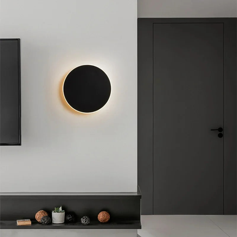 Ringspur | Runde LED-Wandleuchte mit sanftem Lichtring