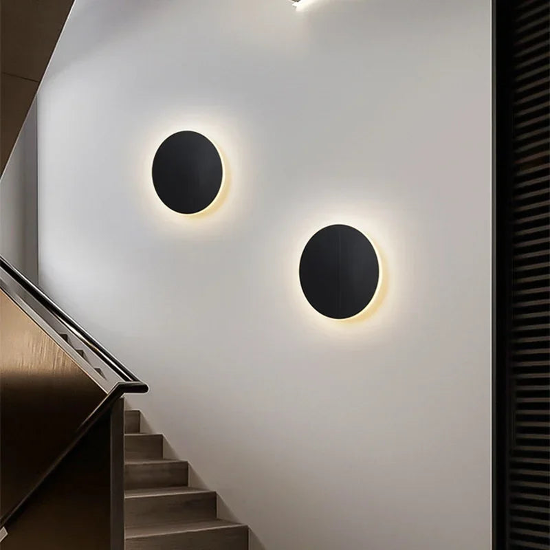 Ringspur | Runde LED-Wandleuchte mit sanftem Lichtring