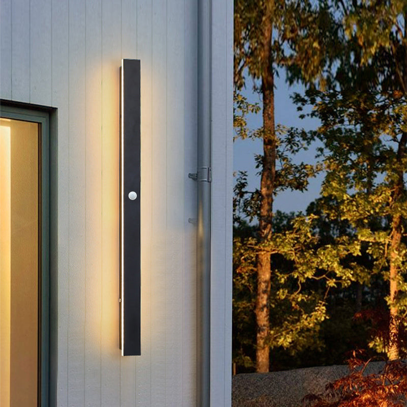 NoirTrail | Schwarze LED-Wandleuchte mit 4 Lichtfarben
