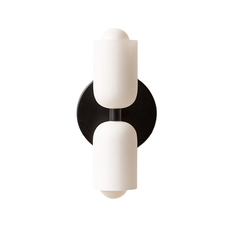 ObsidianLux | Schlanke LED-Wandleuchte mit schwarzem Glas