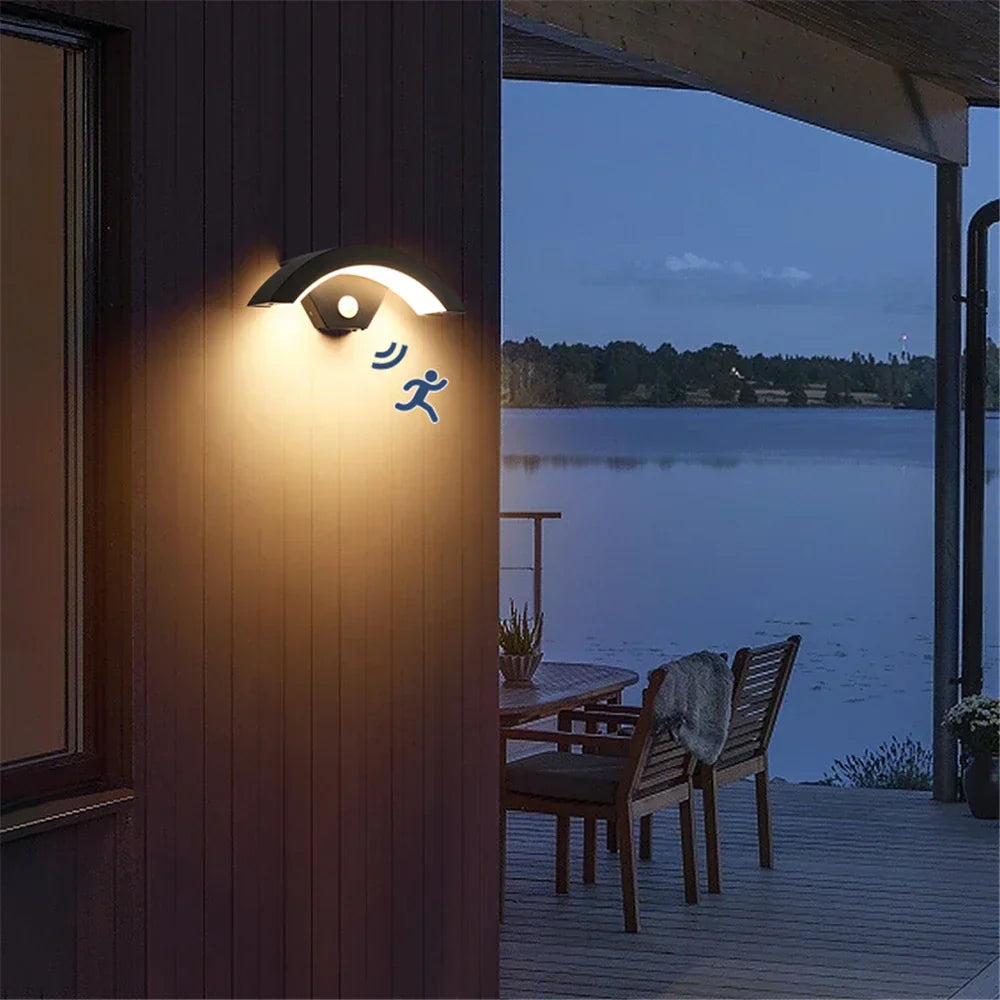 LiraDawn | Wasserdichte LED-Wandleuchte für Garten & Fassade