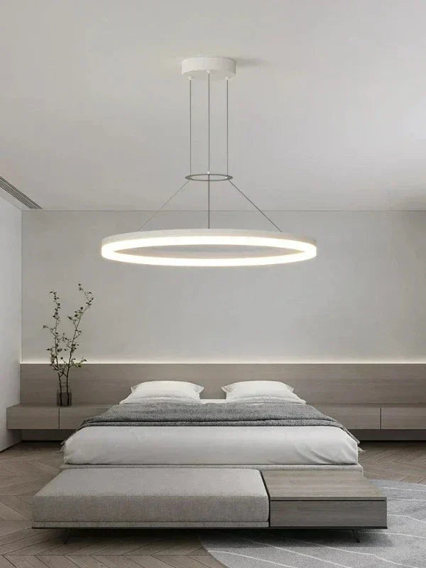 Glimmerora | Moderne Ring-Hängeleuchte für Wohn- & Esszimmer