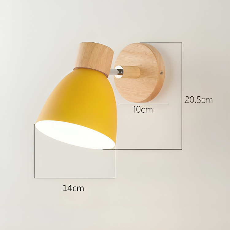 IvaraLoom | Skandinavische LED Wandleuchte für warme Abende