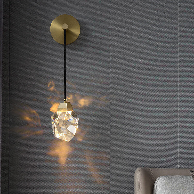 Cristalio | Kristall-Wandleuchte mit LED-Glanz